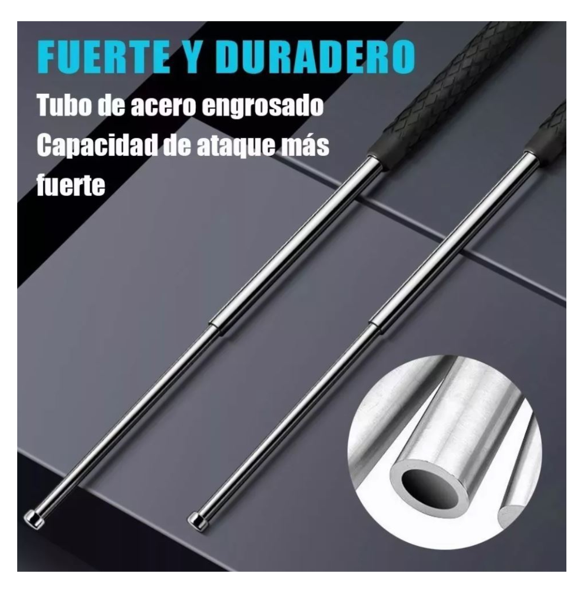 Miniatura 4 de Tambo Bastón Defensa En Acero